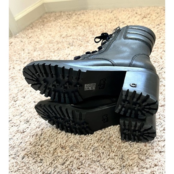 Coach Black Boots Size 7.5 #008 - Picture 7 of 12